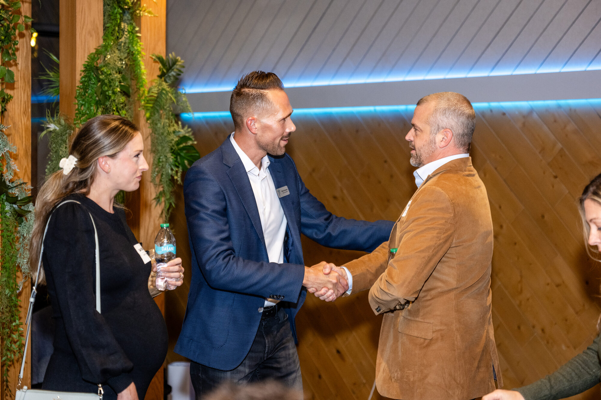 Mark Greaves working alongside a leadership team